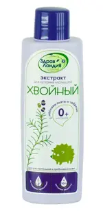 Страна Здравландия Экстракт для купания малышей Хвойный, жидкость для ванн, 250 мл, 1 шт, с маслами пихты и чабреца фото