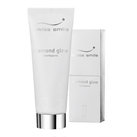 Swiss Smile Diamond Glow Зубная паста отбеливающая, паста зубная, 75 мл, 1 шт, Бриллиантовая пудра фото
