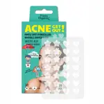 Funny Organix Патчи-невидимки гидроколлоидные точечные фигурные с салициловой кислотой, патчи, 28 шт. фото 3