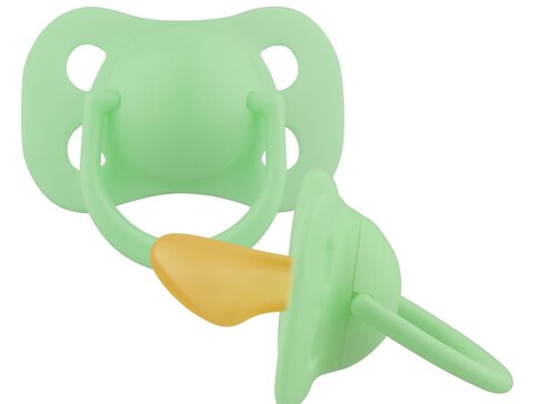 Lubby Пустышка латексная со скошенным соском, 0+ мес, 1 шт, арт. 28555 фото