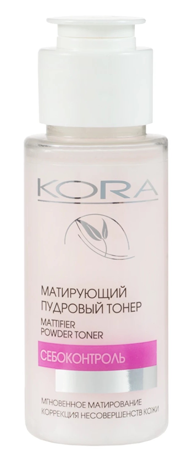Kora Тонер матирующий пудровый, тонер, 55 мл, 1 шт. фото