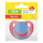Lubby Just Соска-пустышка силиконовая со скошенным соском, 6+ мес, 1 шт, арт. 23823 фото