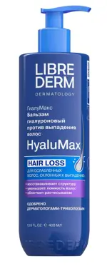 Librederm HyaluMax бальзам гиалуроновый против выпадения волос, бальзам для волос, 400 мл, 1 шт. фото