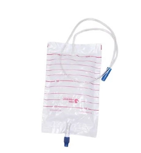 Мочеприемник одноразовый стерильный, 1000 мл, 1 шт, с крестовым краном с приводной трубкой фото