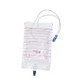 Мочеприемник одноразовый стерильный, 1000 мл, 1 шт, с крестовым краном с приводной трубкой фото