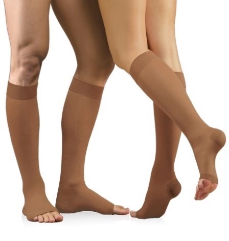Tonus Elast Luxe Гольфы компрессионные без мыска 2 класс, р. 4, пара, 1 шт, карамель, арт. 0408 (рост 158-170 см) фото