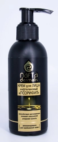Nafta dermalis псорифит крем нафталановый питательный для проблемной кожи лица, крем, 140 мл, 1 шт. фото