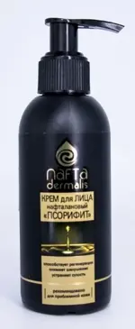 Nafta dermalis псорифит крем нафталановый питательный для проблемной кожи лица, крем, 140 мл, 1 шт. фото