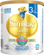 Similac Gold 3, напиток молочный сухой, 400 г, 1 шт, для детей с 12 месяцев фото