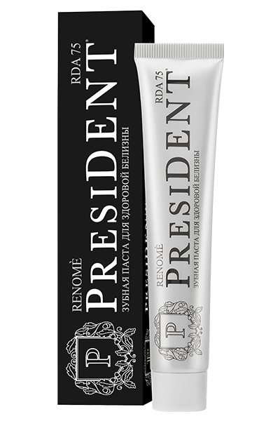 PresiDENT Renome 75 RDA, паста зубная, 75 мл, 1 шт. фото