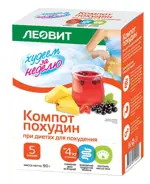 Леовит Худеем за неделю Компот Похудин, 18 г, 5 шт. фото