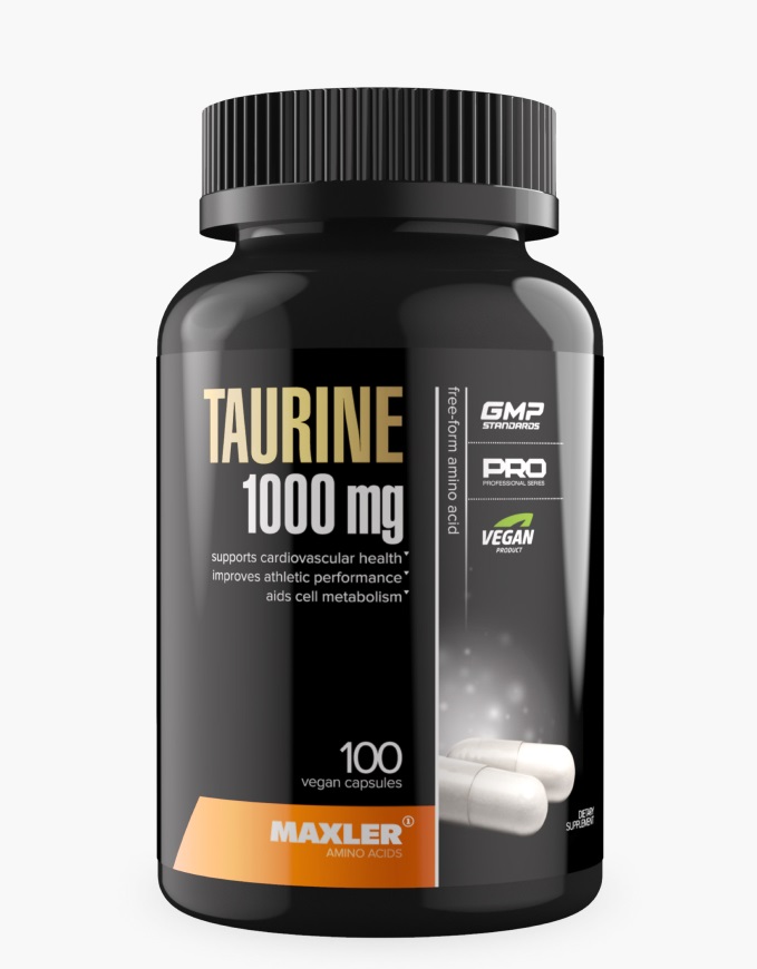 Maxler Таурин, 1000 мг, капсулы, 100 шт. фото