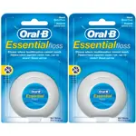 Oral-B Essential Floss Зубная нить вощеная, 50 м, 2 шт, мята фото 