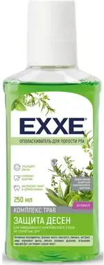 EXXE Защита десен ополаскиватель для полости рта, ополаскиватель полости рта, 250 мл, 1 шт. фото