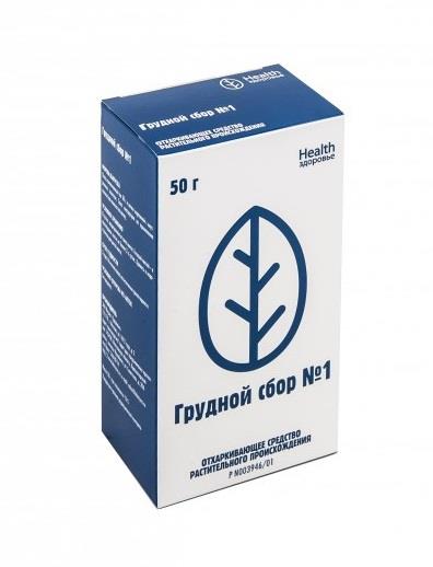 Грудной сбор №1, сбор измельченный, 50 г, 1 шт. фото