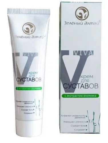 Зеленый Алтай Крем для суставов, крем для тела, 100 мл, 1 шт, с эктрактом пантов алтайского марала и экстрактом окопника фото