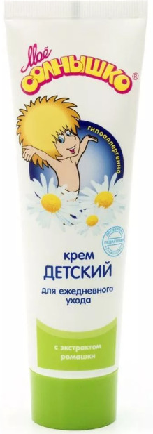 Мое солнышко Крем детский с экстрактом ромашки, крем для детей, 100 мл, 1 шт. фото