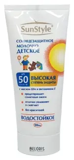 Sun style молочко солнцезащитное водостойкое, молочко для тела, 100 мл, 1 шт, SPF 50 фото
