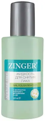 Zinger Жидкость для снятия лака с ромашкой, жидкость для снятия лака, 125 мл, 1 шт, арт. SR-17 фото