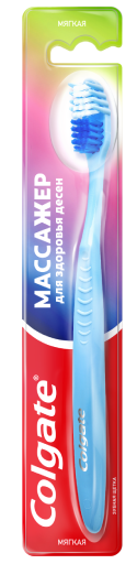 Colgate Зубная щетка Массажер, щетка зубная, 1 шт, мягкая фото 