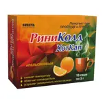 Риниколд ХотКап, порошок для приготовления раствора для приема внутрь, 5 г, 10 шт, апельсин фото 3
