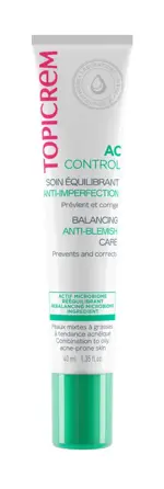 Topicrem AC control крем баланс для коррекции несовершенств, крем для лица, 40 мл, 1 шт. фото