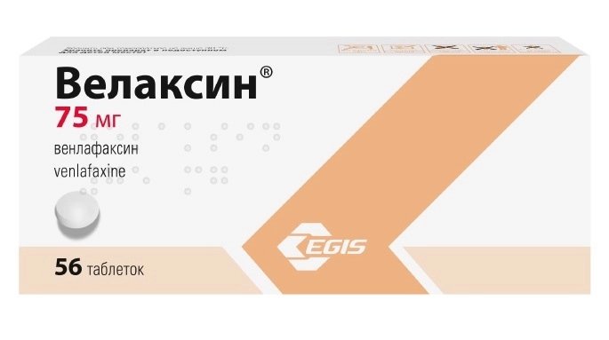 Велаксин, 75 мг, таблетки, 56 шт. фото