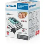 Тонометр автоматический B.Well WA-55, 1 шт, с адаптером и универсальной манжетой (22-42 см) фото