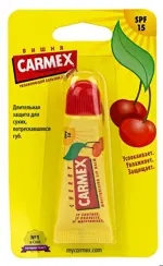 Carmex Бальзам для губ SPF 15, бальзам для губ, 10 г, 1 шт, вишня фото