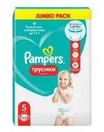 Pampers Pants Junior Подгузники-трусики детские, р. 5, 42 шт, 12-17 кг фото