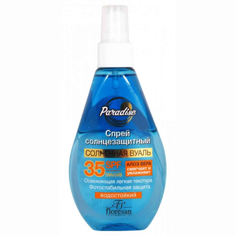 Floresan Спрей солнцезащитный водостойкий SPF35, 160 мл, 1 шт, Ф-257 фото