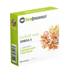 Биафишенол рыбий жир с маслом зародышей пшеницы, 0.35 г, капсулы, 60 шт. фото