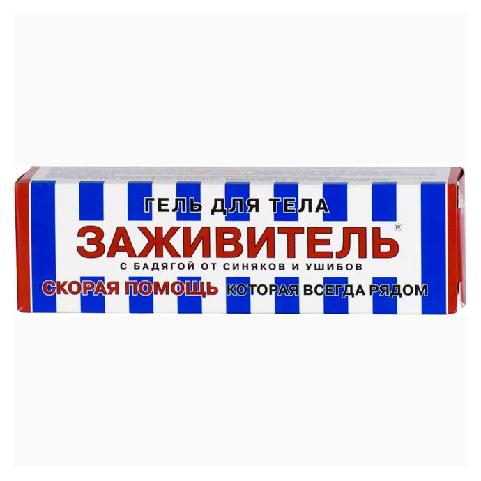 Заживитель с бадягой от синяков и ушибов, гель для наружного применения, 30 мл, 1 шт. фото