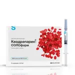 Квадрапарин-Солофарм, 10000 анти-Ха МЕ/мл, раствор для инъекций, 0.6 мл, 10 шт, 6000 анти-Ха МЕ/0.6 мл фото