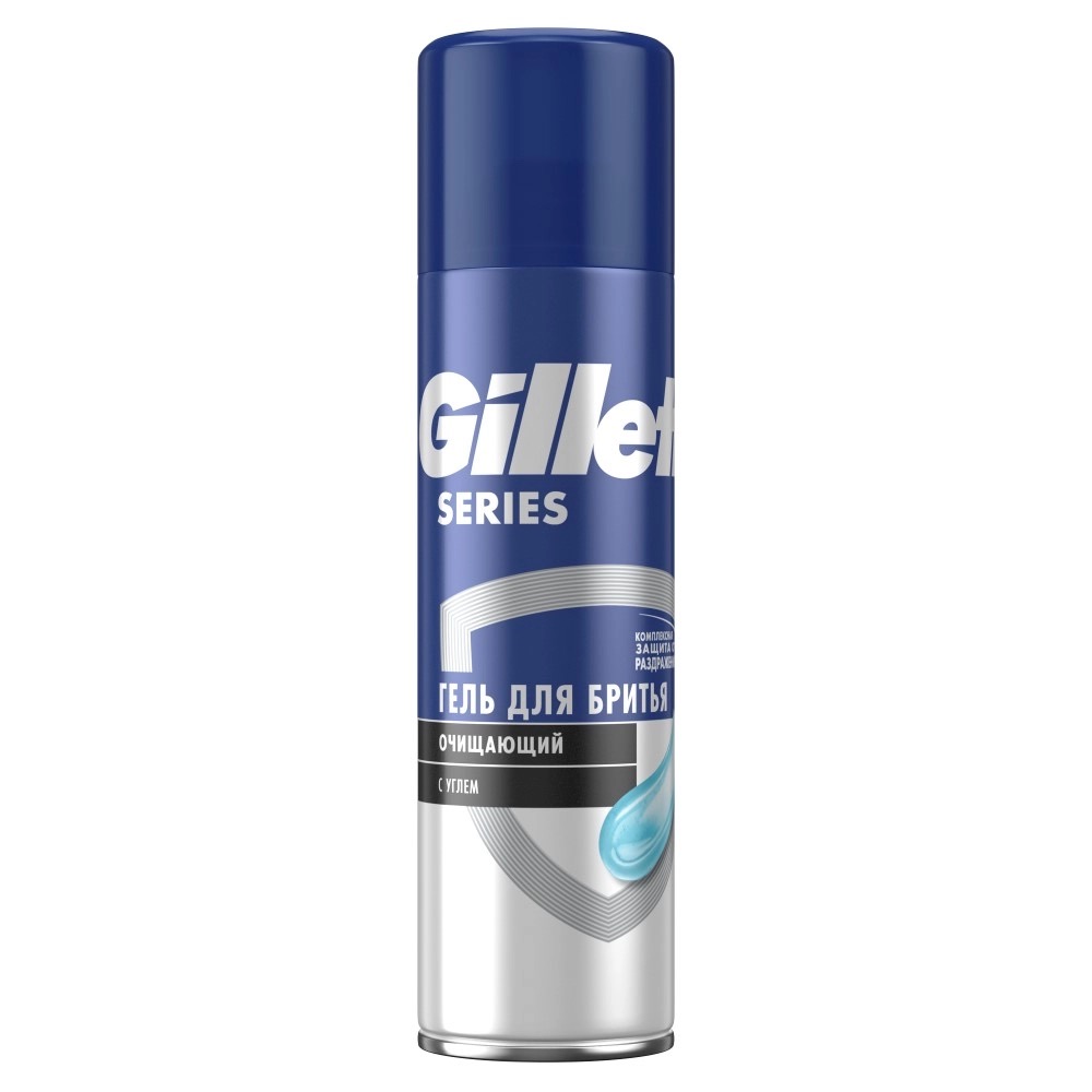 Gillette Series гель для бритья очищающий, гель, 200 мл, 1 шт. фото
