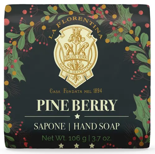 La Florentina Мыло туалетное, мыло твердое, 106 г, 1 шт, сосна + ягоды фото