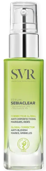 SVR Sebiaclear, сыворотка для лица и шеи, 30 мл, 1 шт, для проблемной кожи фото