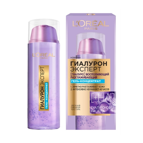 Loreal paris гиалурон эксперт гель-концентрат для лица, гель для лица, 50 мл, 1 шт. фото