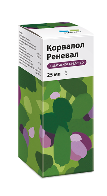 Корвалол Реневал, капли для приема внутрь, 25 мл, 1 шт. фото