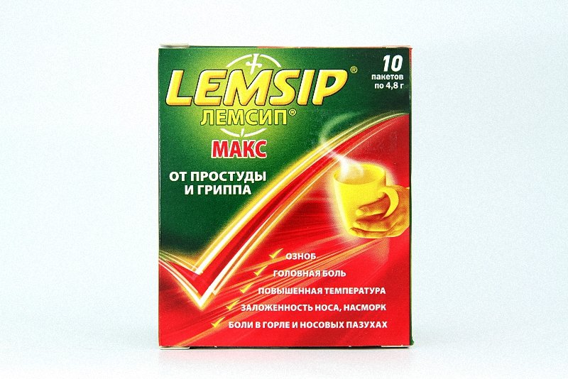 Лемсип Макс, порошок для приготовления раствора для приема внутрь, 4.8 г, 10 шт. фото