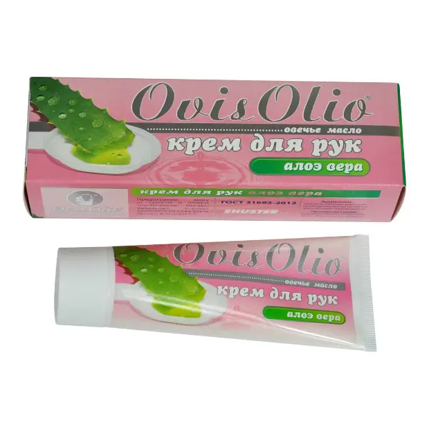 Овечье масло ovis olio крем для рук, крем для рук, 70 мл, 1 шт, алоэ вера фото