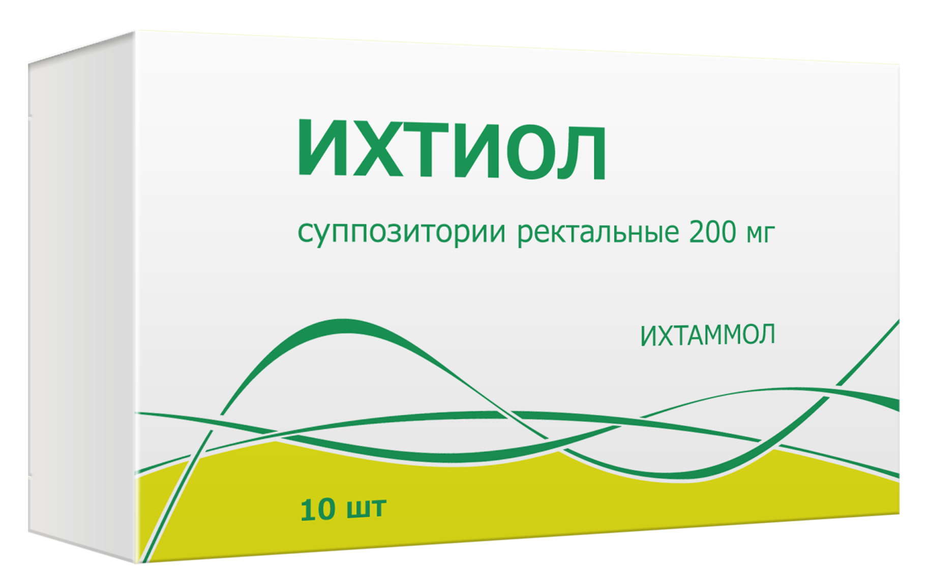 Ихтиол, 200 мг, суппозитории ректальные, 10 шт. фото