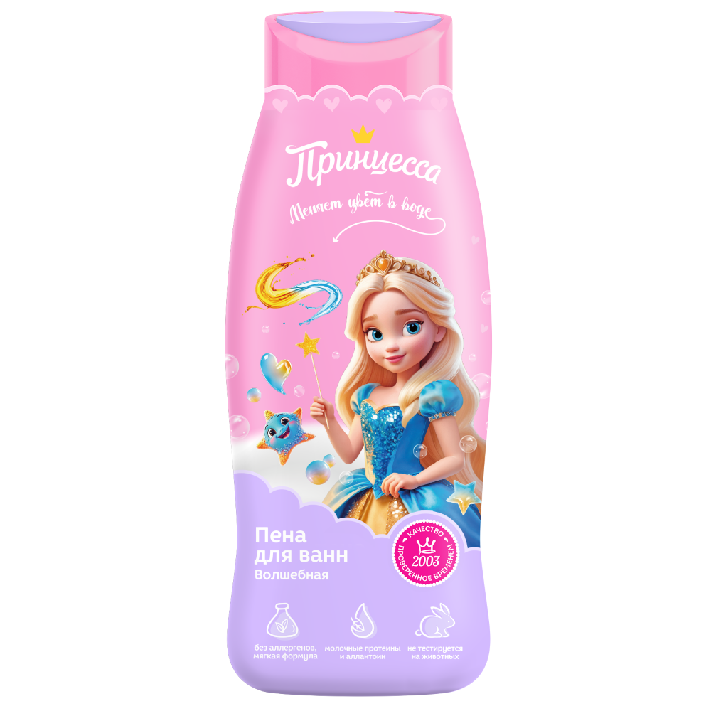 Принцесса Пена для ванны Волшебная, пена для ванн, 400 мл, 1 шт. фото