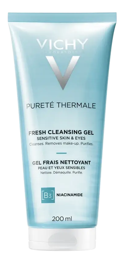 Vichy Purete Thermale очищающий освежающий гель, гель косметический, 200 мл, 1 шт. фото
