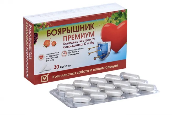 Боярышник Премиум с калием и магнием, капсулы, 30 шт. фото