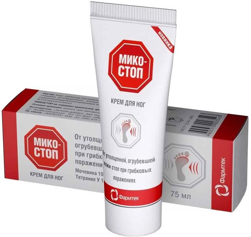 Микостоп, крем для ног, 75 мл, 1 шт. фото