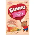 Винни каша молочная 5 злаков с пребиотиками, каша, 200 г, 1 шт. фото