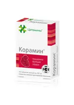 Корамин, 155 мг, таблетки, покрытые кишечнорастворимой оболочкой, 40 шт. фото 4