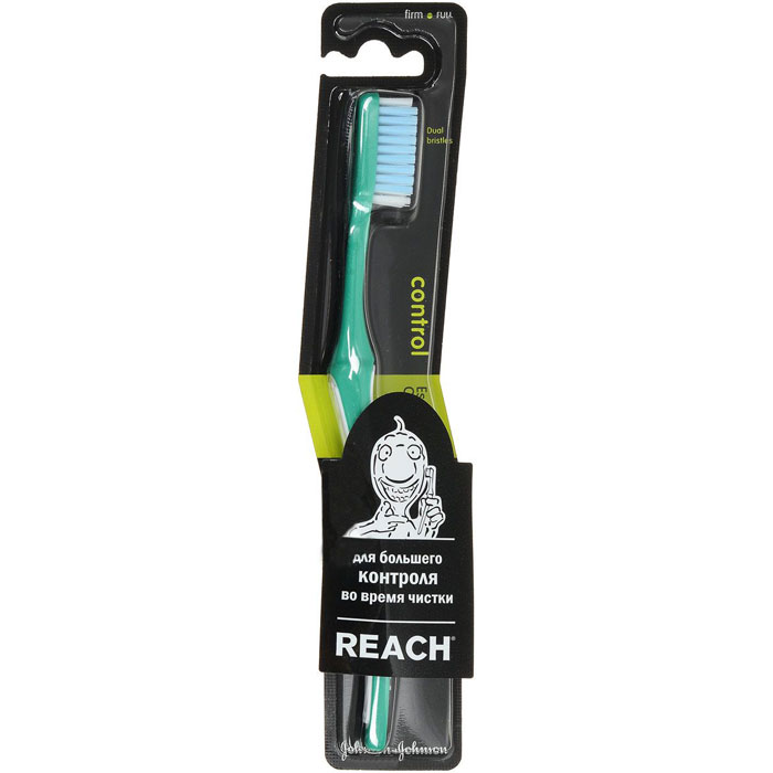 Reach Control Зубная щетка, щетка зубная, 1 шт, жесткая фото