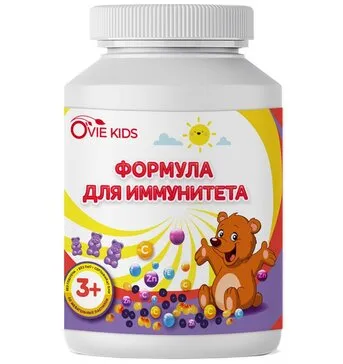 Ovie kids Мишки Формула для иммунитета, пастилки жевательные, 60 шт. фото